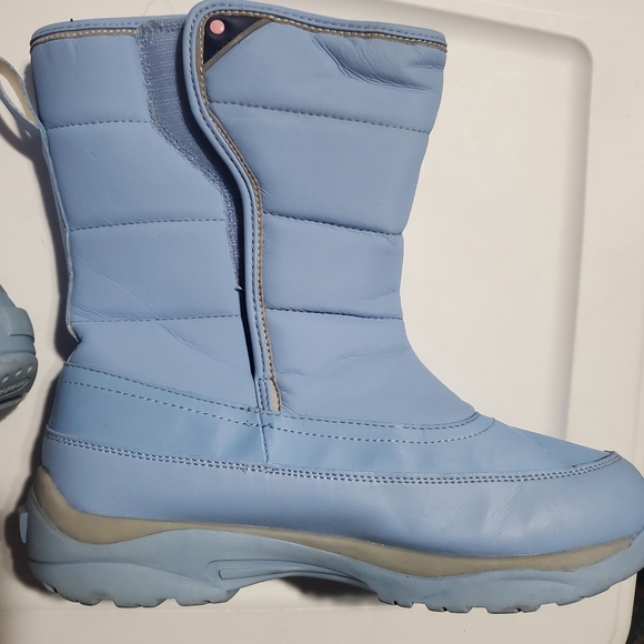 Lands' End womens Light Blue Snow Boots Size 6M - Picture 13 of 16